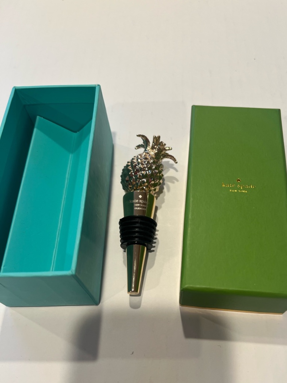 Kate Spade New York x Lenox Melrose Avenue Pineapple Bottle Stopper - NIB